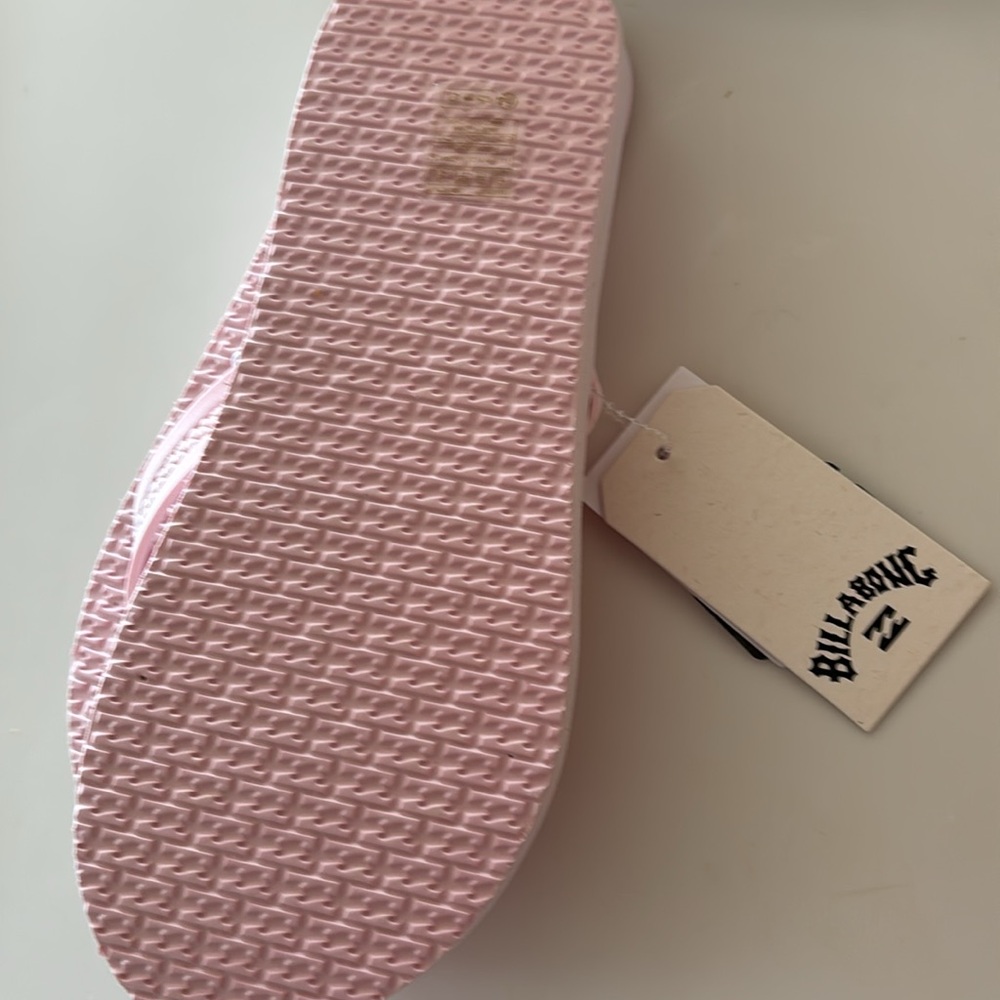 Billabong Flip-Flop Sandals pink size 10 NEW - Picture 5 of 5